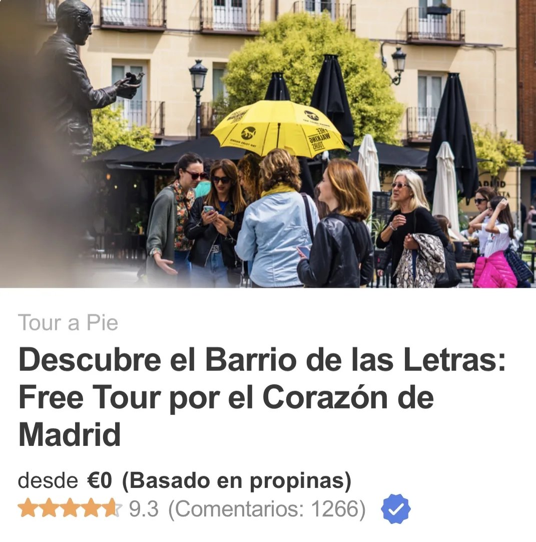 FreeTour Barrio de las Letras